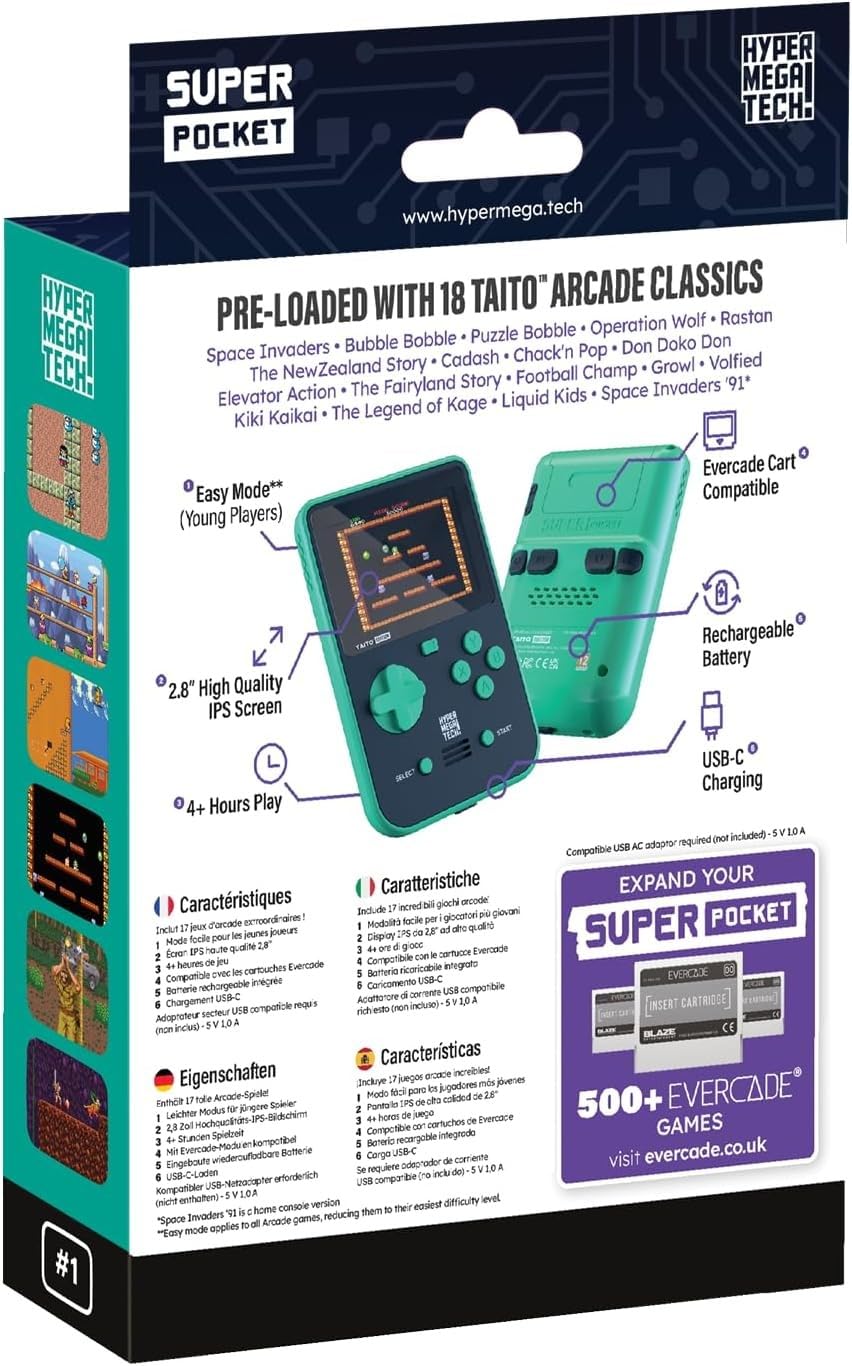 Blaze Entertainment Super Pocket TAITO Edition - Medium Green Plastic Model FG-TAPK-HMT-USA
