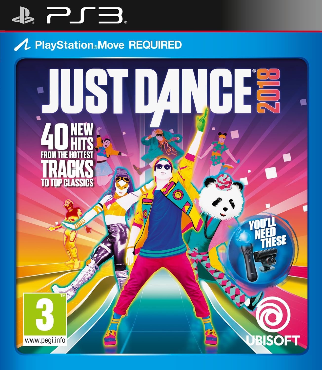 Ubisoft Just Dance 2018 for PS3 - Fun Dance Game, Model 221359, Playstation 3