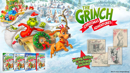 Outright Games The Grinch Christmas Adventure for Nintendo Switch - Re-Release with Post Cards Included