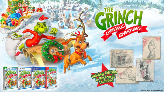 Outright Games The Grinch Christmas Adventure for Nintendo Switch - Re-Release with Post Cards Included