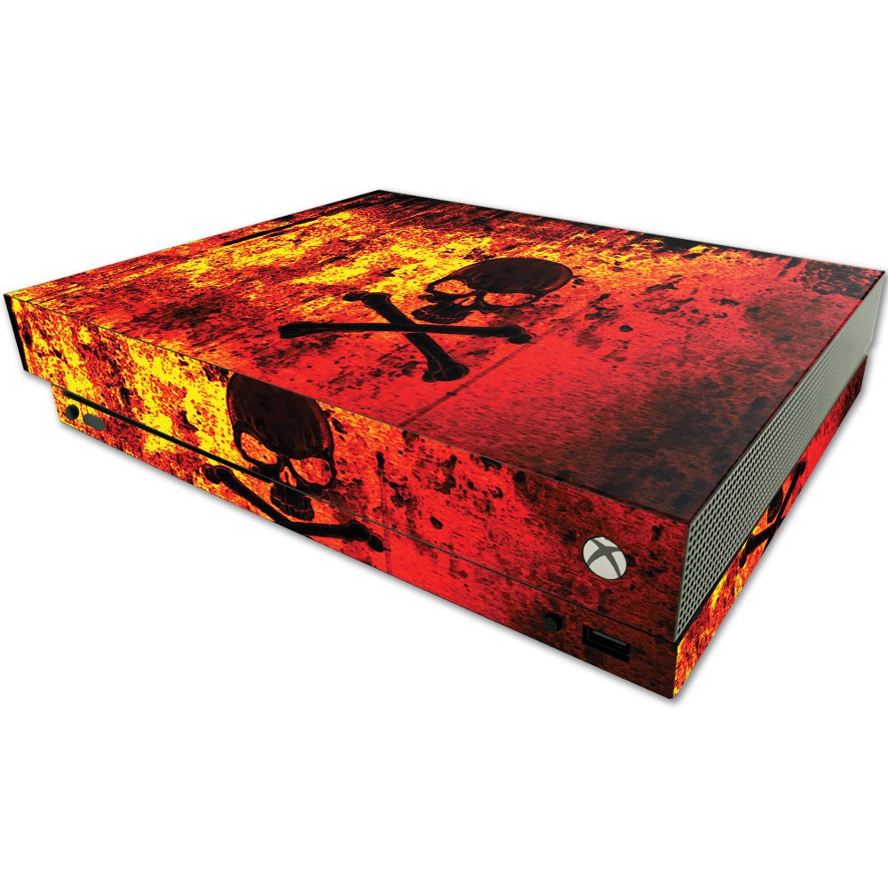 MIGHTY SKINS MightySkins Skin for Microsoft One X - Bio Skull, Durable Vinyl Decal, Easy Apply/Remove, Made in USA