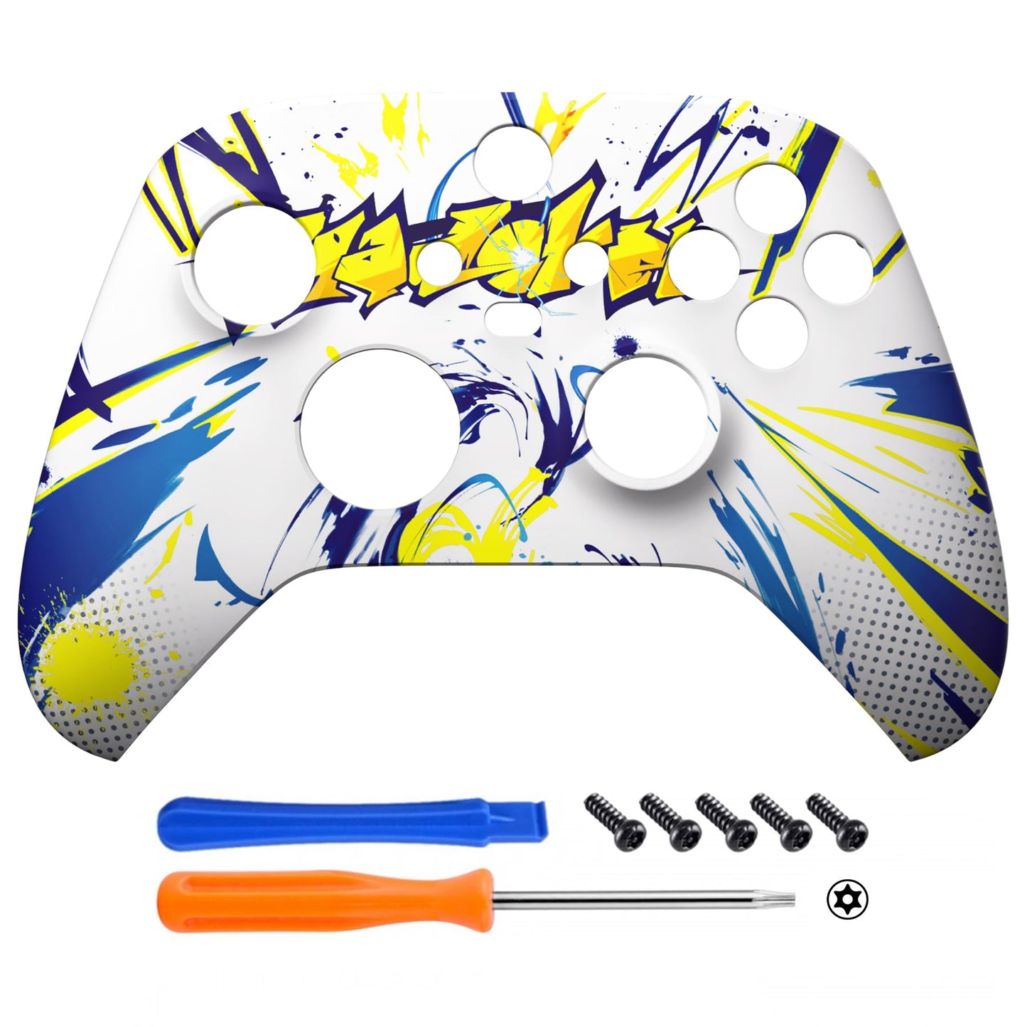 eXtremeRate Xbox Series X & S Controller Shell - Street Graffiti Front Cover - FX3T191 - Custom Accessories