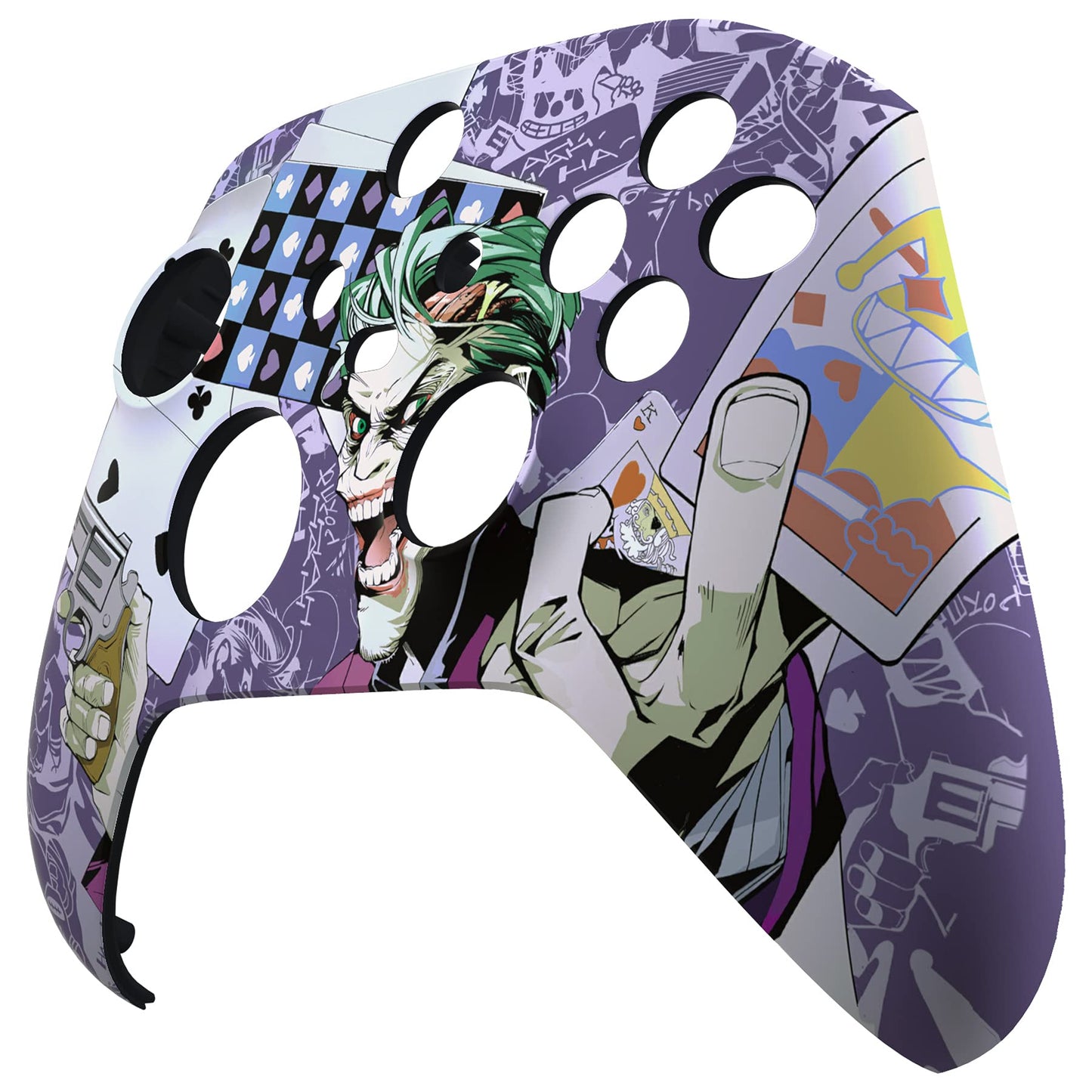 eXtremeRate Custom Shell for Xbox Series X/S Controller - Clown Cards - FX3T129 - Scary-Theme Replacement Cover