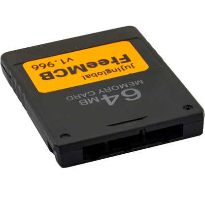 jujinglobal 64MB Boot Free Memory Card for PS2 - Plug & Play, Latest OPL Version, Black