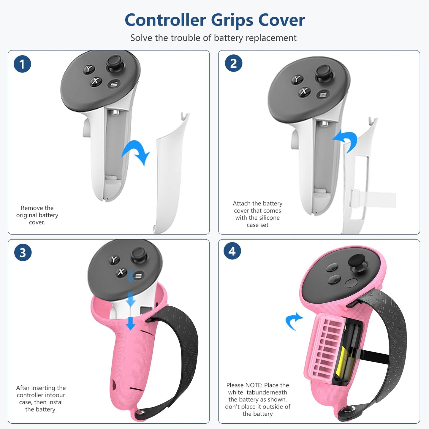 MTomatoVR 7 in 1 Silicone Cover Set for Quest 3S - Honeycomb-Pink, Includes Controller Grips, Face Cover, Lens Protector