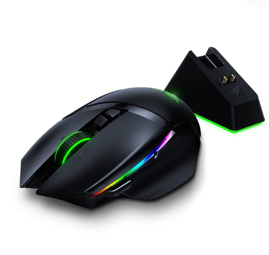 Razer Basilisk Ultimate Wireless Gaming Mouse - Classic Black - Includes Mouse + Dock - Model RZ01-03170100-R3U1
