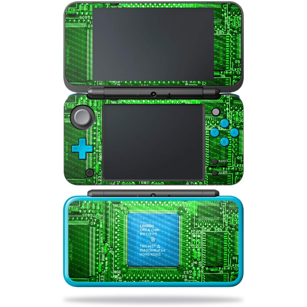 MightySkins Carbon Fiber Skin for Nintendo New 2DS XL - Style | Protective  Durable Textured Carbon Fiber Finish | Easy to Apply  Remove  and Change Styles | Made in The USA (CF-NI2DSXL-Circuit Board)