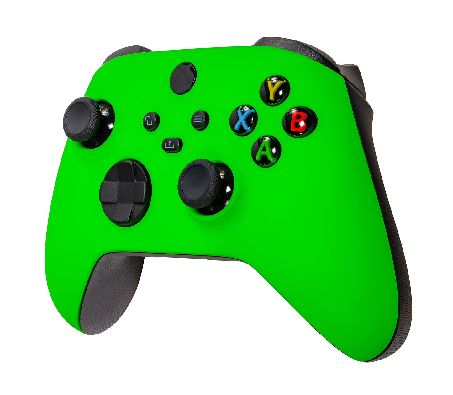 Crazy Controllerz Xbox Series X Soft Touch Controller - Neon Green, Added Grip, Custom Design