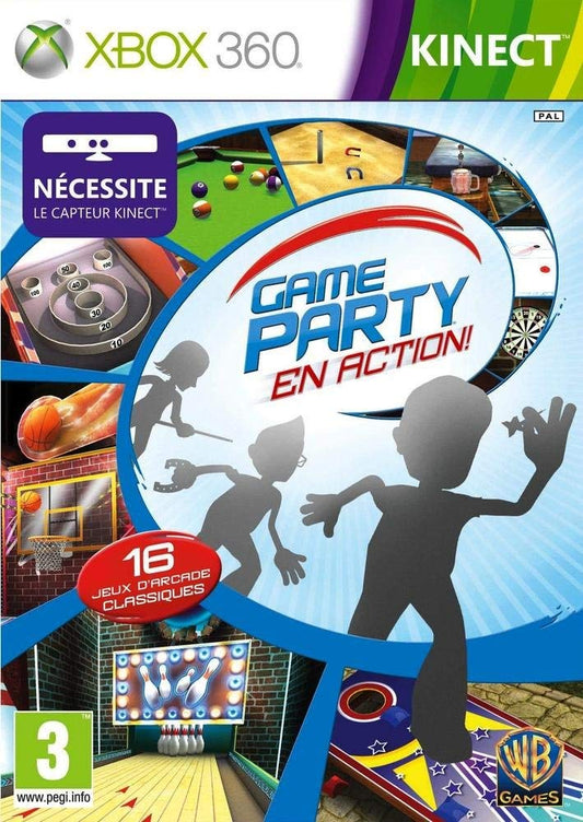 WB Game Party: In Motion - Xbox 360 (Renewed) - Fun Motion Game for Family & Friends