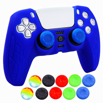 Oiokew Silicone Skin for PS5 Controller - Anti-Slip Cover Case with 10 Joystick Grips - Color: PS5 Controller #9