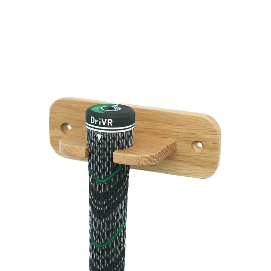 DeadEyeVR VR Golf Club Wall Mount - Wall Holder for DriVR and Other Quest Golf Plus Walkabout Minigolf Extensions (Wood  1)
