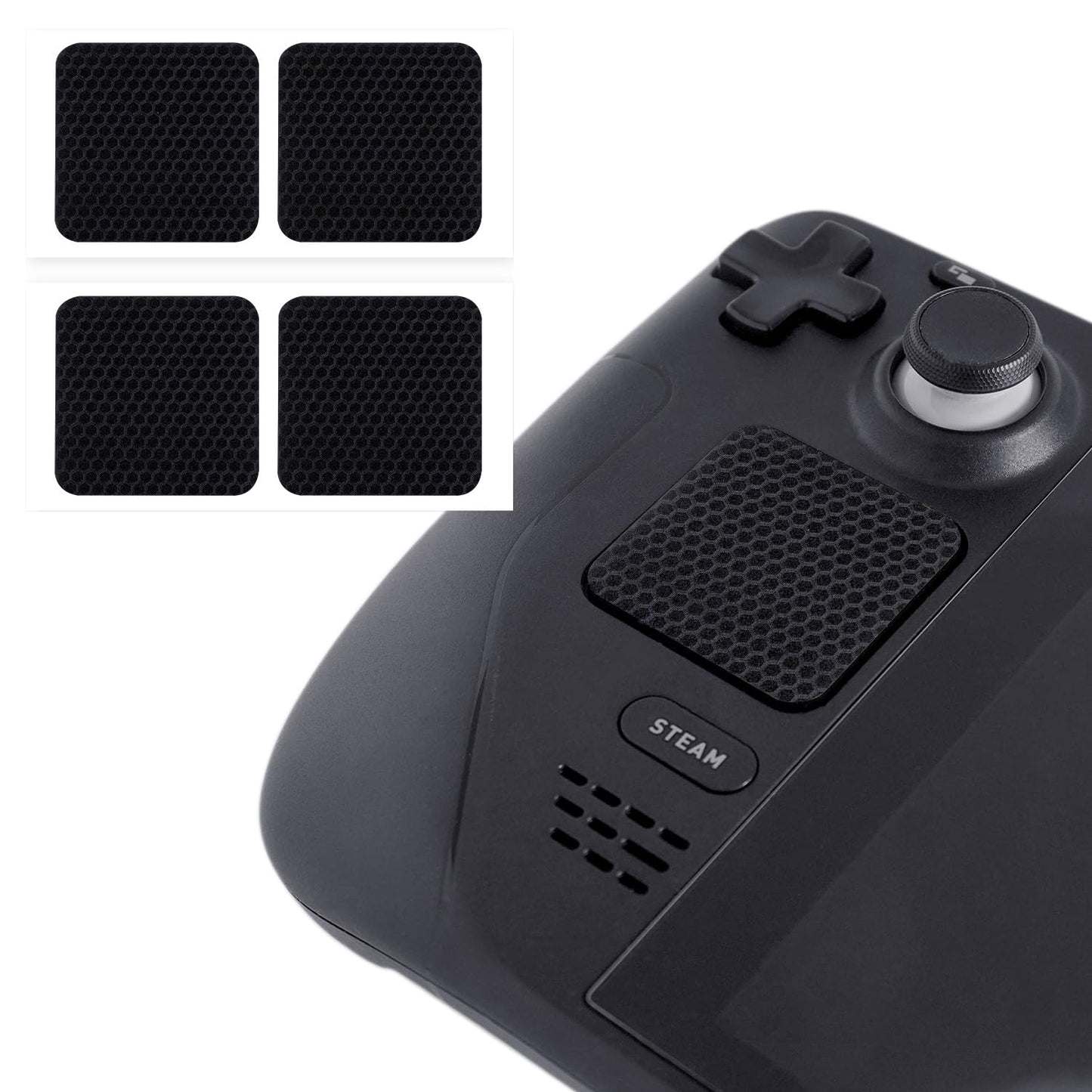 TALONGAMES Touchpad Protector for Steam Deck OLED - Matrix Mini Hex - Black, Trackpads Protector