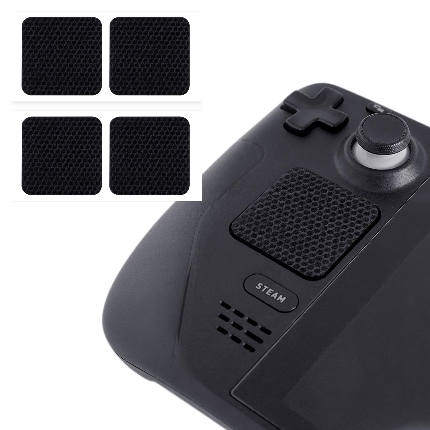 TALONGAMES Touchpad Protector for Steam Deck OLED - Matrix Mini Hex - Black, Trackpads Protector