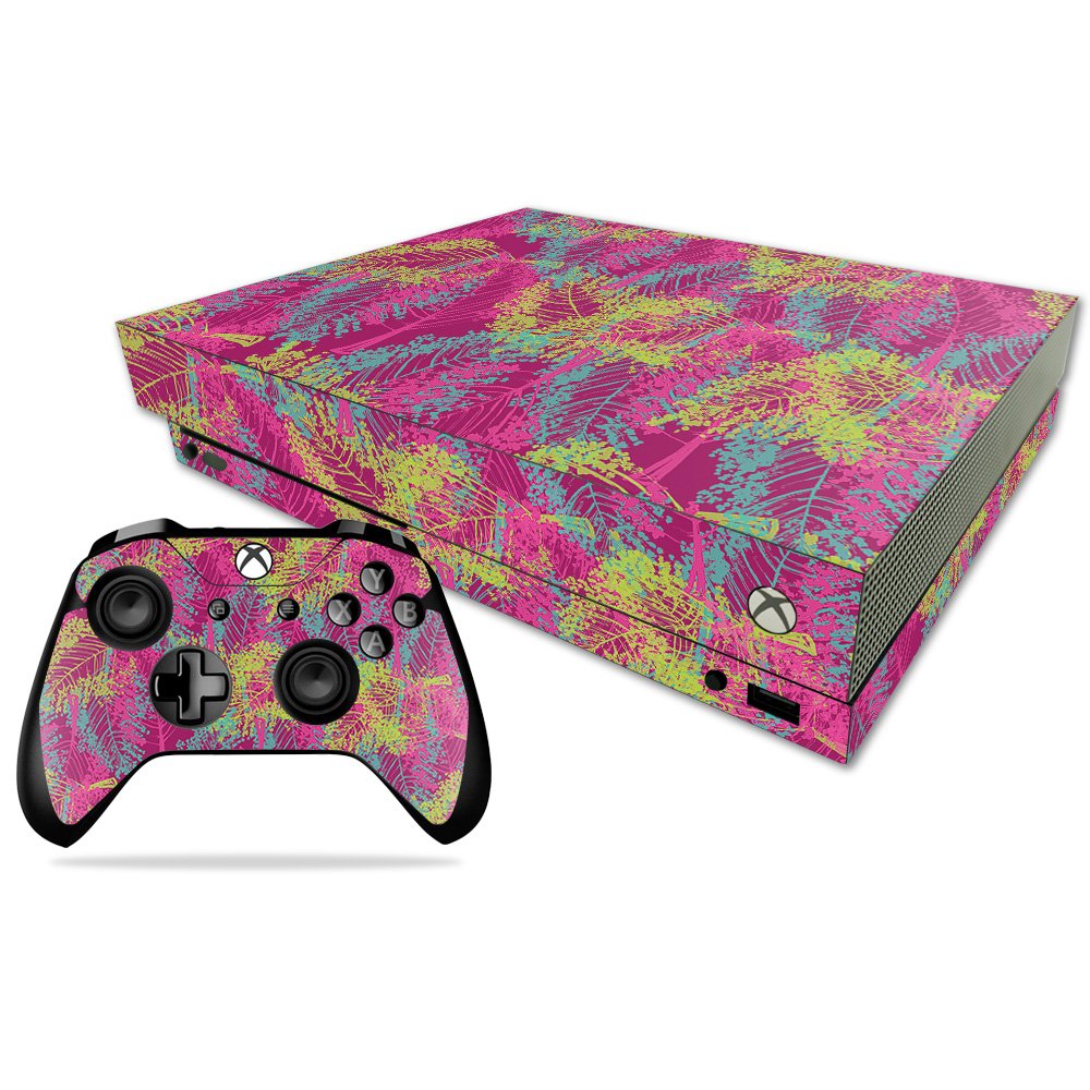 MIGHTY SKINS Xbox One X Skin - Magenta Summer Vinyl Decal Wrap, Durable & Easy to Apply, Model MIXBONXCMB-Magenta Summer