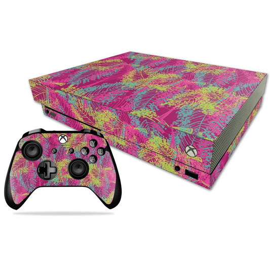 MIGHTY SKINS Xbox One X Skin - Magenta Summer Vinyl Decal Wrap, Durable & Easy to Apply, Model MIXBONXCMB-Magenta Summer