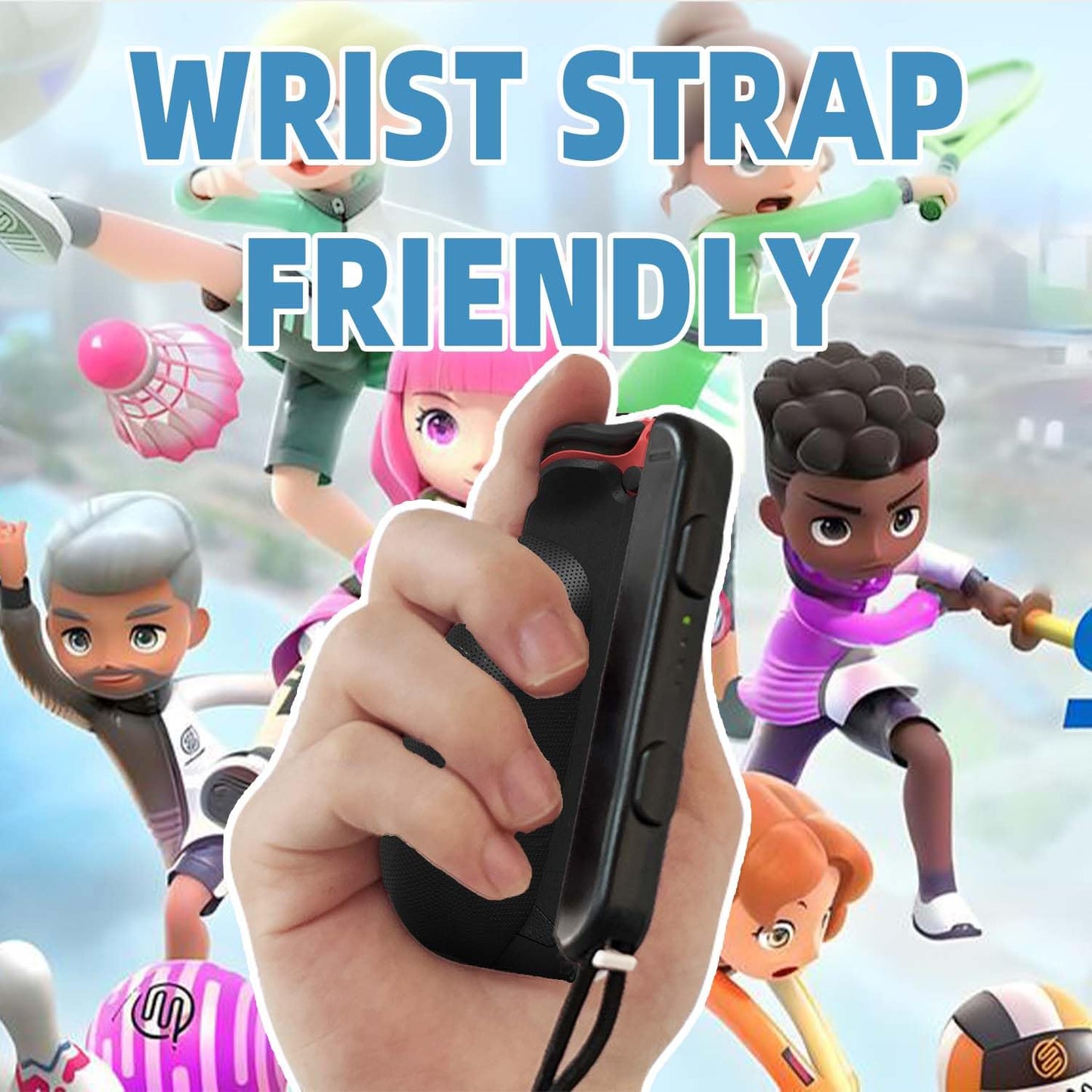 MystiForge Ergonomic Comfort Grip for Switch & OLED - Black, Model MF117, Compatible with Joy-Con Controllers, Enhanced Stability