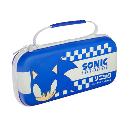 Numskull Sonic the Hedgehog Hard Shell Travel Case for Nintendo Switch, Fits 10 Games, Classic Blue, Model NS2200, Plastic Material
