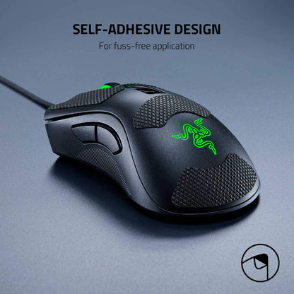 Razer DeathAdder V2 Mini Mouse Grip Tape - Anti-Slip, Self-Adhesive, Black, 3.15 x 0.02 x 0.5 inches, Model RC30