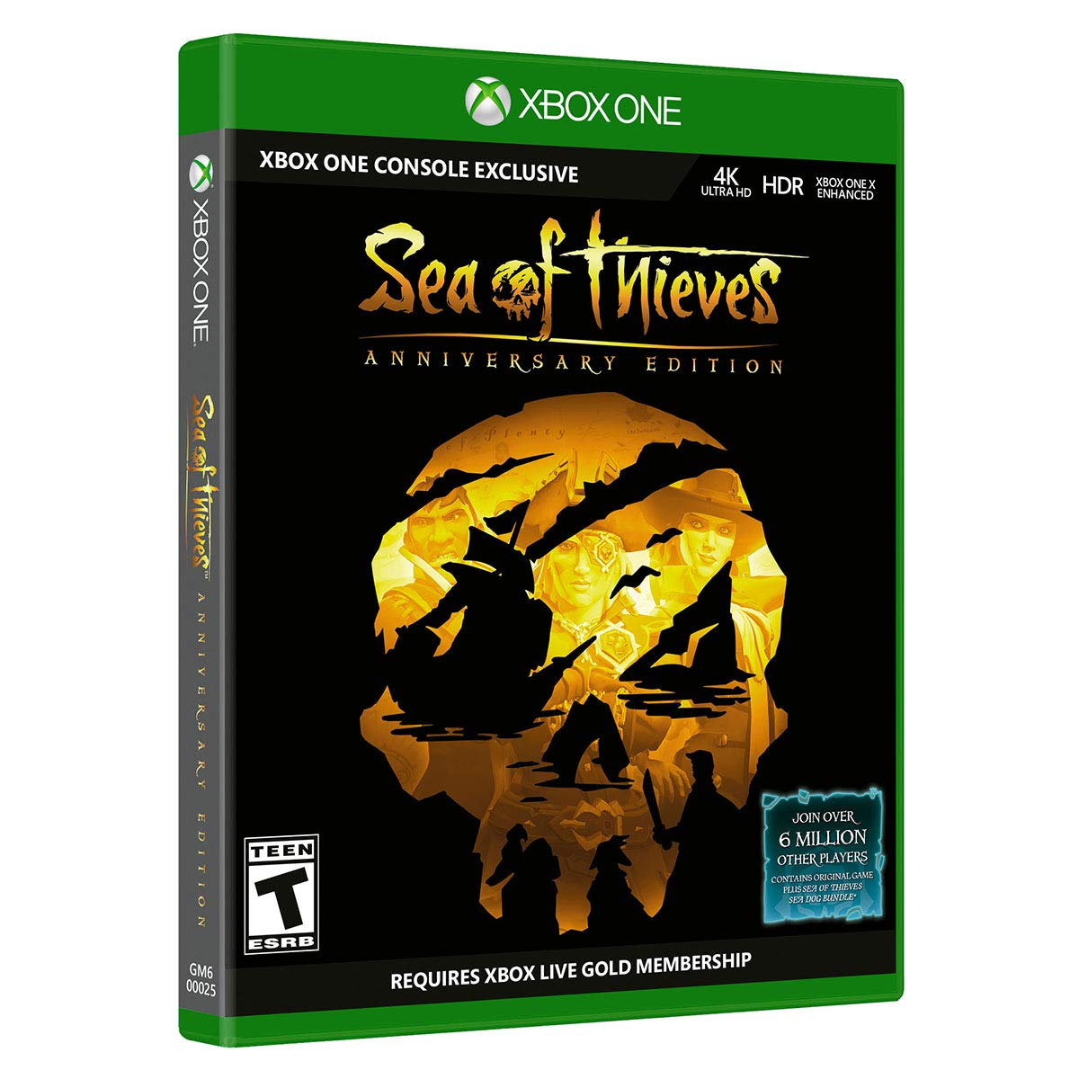 Xbox Sea of Thieves: Anniversary Edition – Xbox One, Model GM6-00025, Action Adventure Game