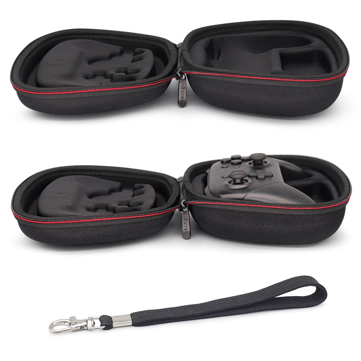 sisma Switch Controller Case - Protective Storage Bag for Nintendo Switch Pro Controller, Black, Model SVG20201SWC