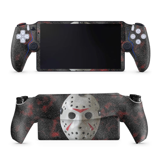 Glossy Glitter Gaming Skin Compatible with PS5 Portal Remote Player - 13th Nightmare - fine 3M Vinyl Protective Wrap Decal Cover - Easy to Apply | Crafted in The USA by MightySkins