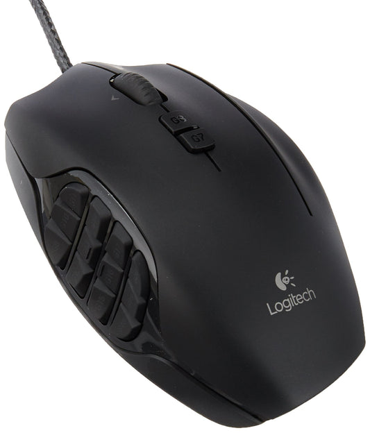 Logitech G600 MMO USB Laser Gaming Mouse - Black - Model 910-003879