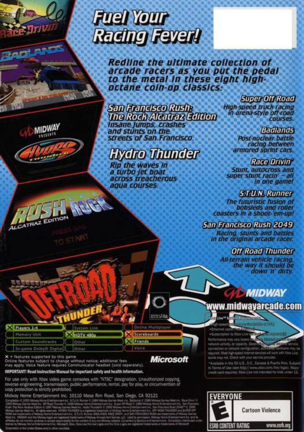 MIDWAY Midway Arcade Treasures 3 for Xbox - Model 30075, Classic Arcade Games Collection