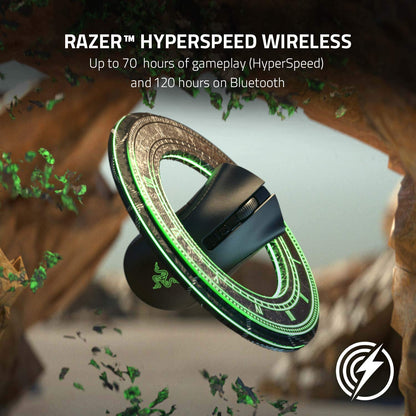 Razer DeathAdder V2 Pro Wireless Gaming Mouse - 20K DPI, 8 Programmable Buttons, Chroma RGB, Black, Model RZ01-03350100-R3U1
