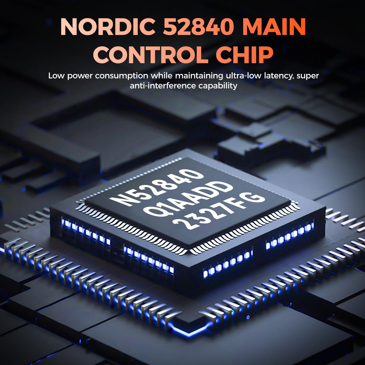 DAREU A950 Wireless Gaming Mouse - 8K Polling Rate, 30K Optical Sensor, 5 Programmable Buttons, Lightweight 1.23oz, Black