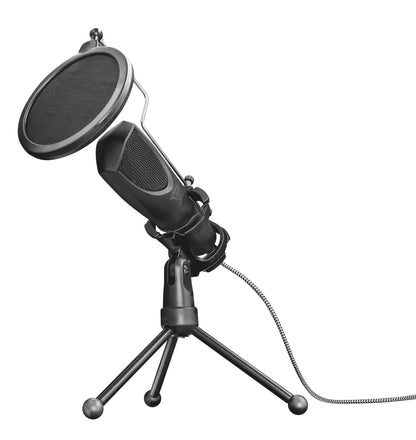 Trust Gaming Mantis Streaming Microphone GXT232 - Medium Size, Black Aztec Tribal Design