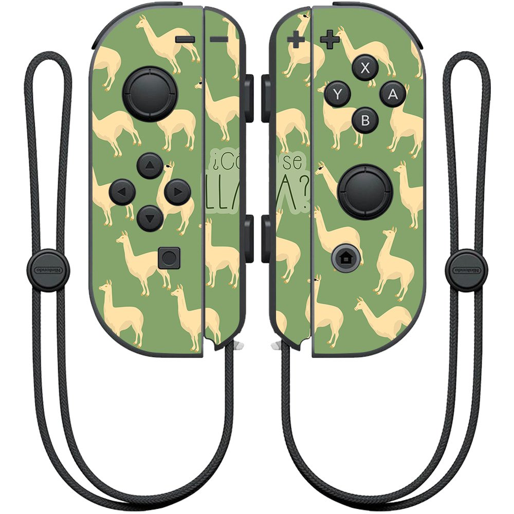 MightySkins Skin Compatible with Nintendo Joy-Con Controller - Llama | Protective, Durable, and Unique Vinyl Decal wrap Cover | 