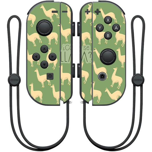 MightySkins Skin Compatible with Nintendo Joy-Con Controller - Llama | Protective, Durable, and Unique Vinyl Decal wrap Cover | 