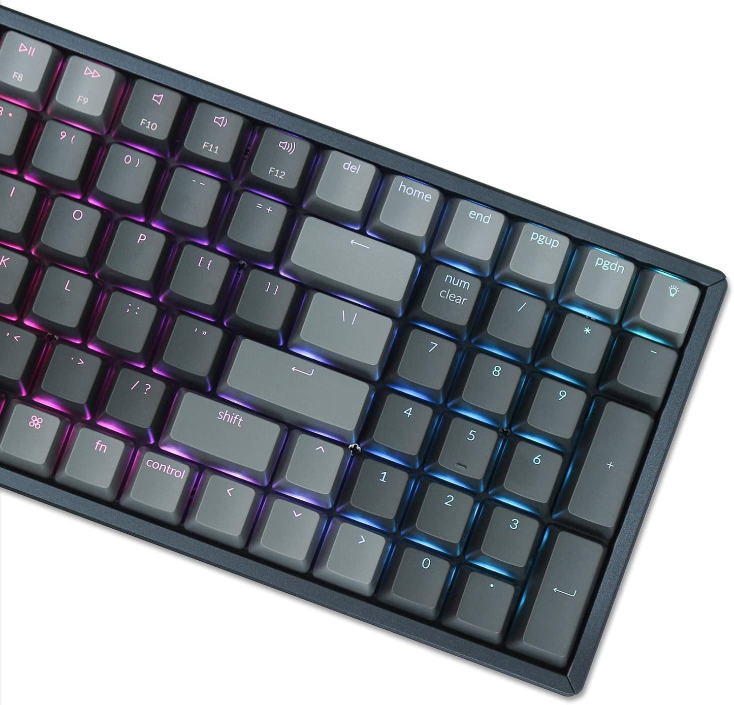 Keychron K4 Wireless Mechanical Keyboard, 96% Layout, RGB LED, Gateron Red Switch, Aluminum Frame for Mac/Windows, Model K4C1