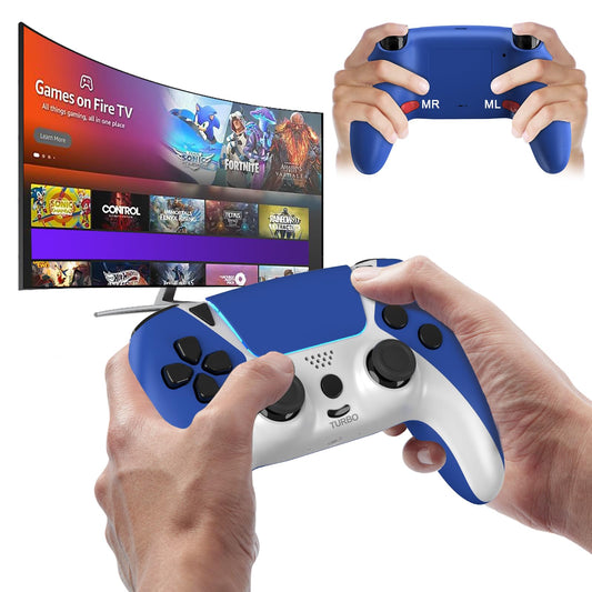 Enstixsm Upgraded for Luna Controller with Back Paddles,Turbo,Wireless Fire TV Game Controllers for PC,GeForce NOW,Firestick,Rep