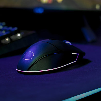 Cooler Master MM831 Wireless Gaming Mouse - 32000 DPI, RGB, PBT Buttons, Qi Charging, Model MM-831-KKOH1