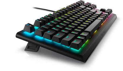 Dell Alienware AW420K Tenkeyless Gaming Keyboard - CHERRY MX Red, AlienFX RGB, Adjustable Height, 14.77 x 36.73 x 5.57 cm