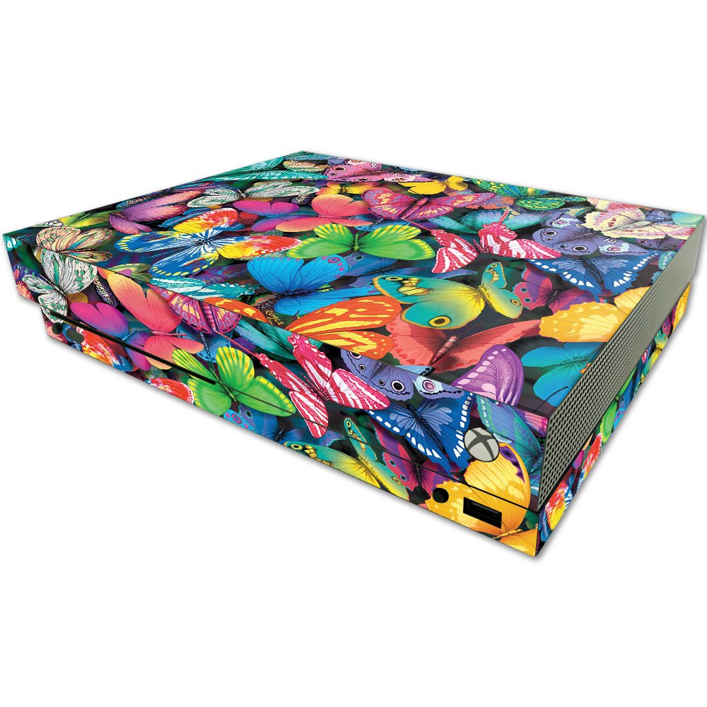 MIGHTY SKINS MightySkins Skin for Microsoft One X - Butterfly Party, Durable Vinyl Decal, Easy to Apply & Remove