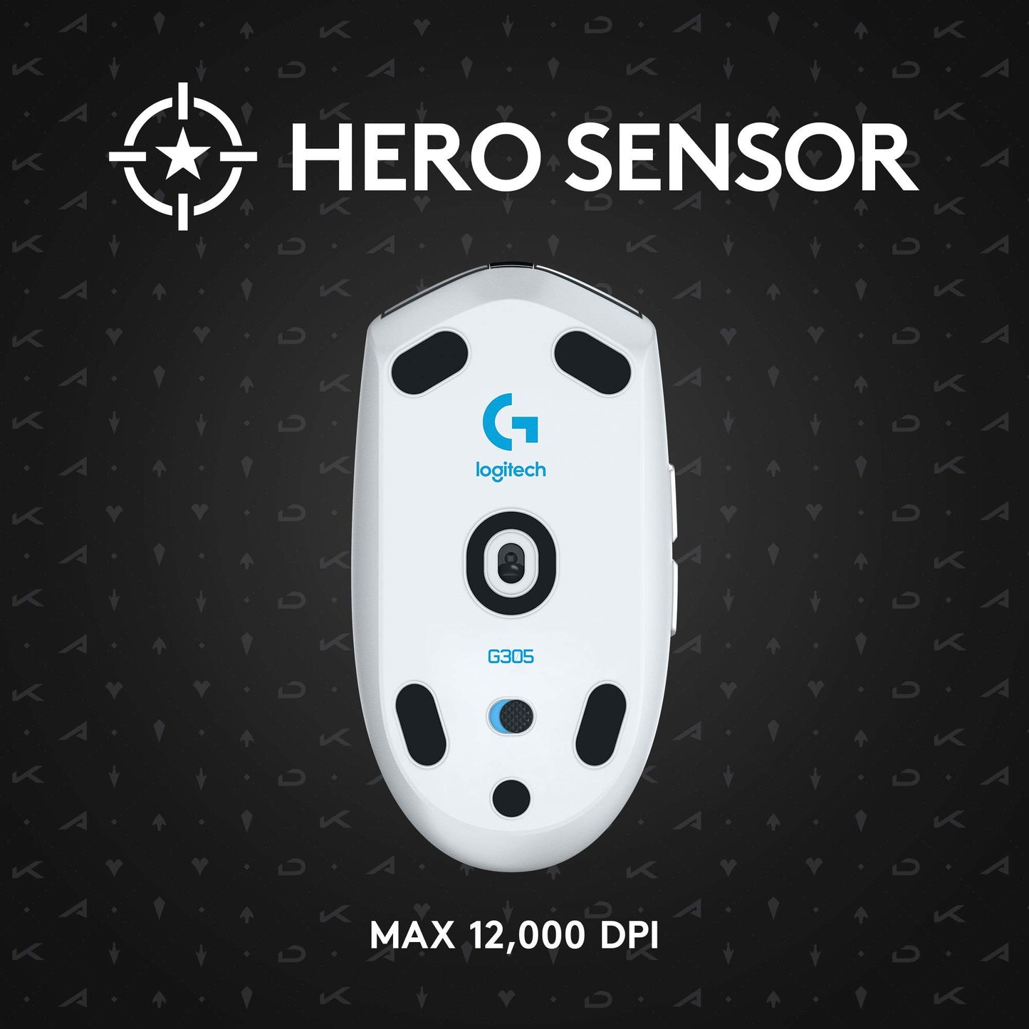 Logitech G305 K/DA Wireless Gaming Mouse - 12000 DPI, 6 Buttons, 250h Battery Life, Mint