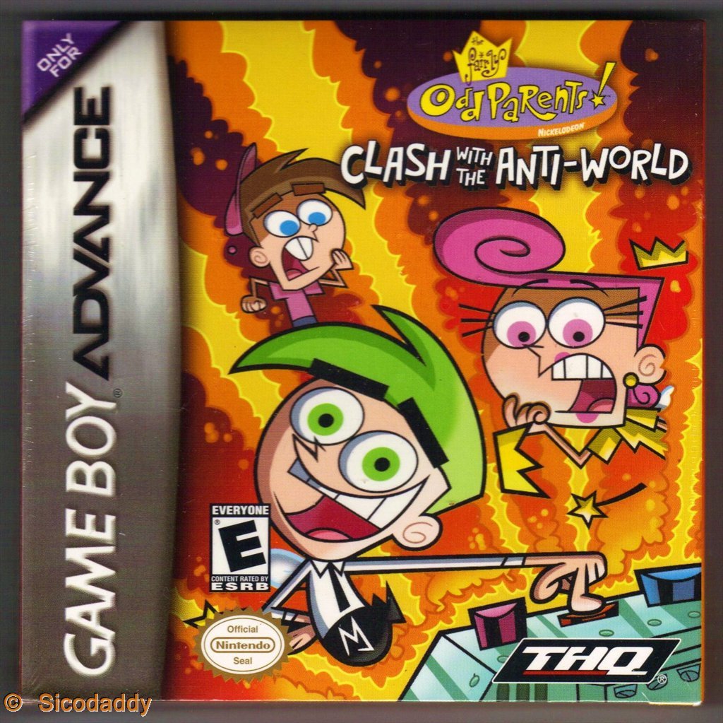 THQ Fairly Odd Parents Game - Clash with the Anti-World, Model 785138321875