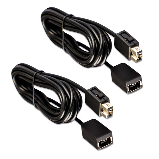 Xahpower 2Pack 10Ft NES Classic Controller Extension Cable  SNES Extension Power Cord for Super Nintendo SNES Classic Edition Controller (2017) / Mini NES Classic Edition (2016)/ Wii/Wii U Controller