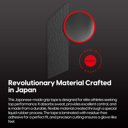 Pulsar Gaming Gears SUPERGRIP Griptape Set for Razer Basilisk v3 Pro - Anti-Slip, Sweat Absorbing, Ultra-Thin, Black with Silver Accents