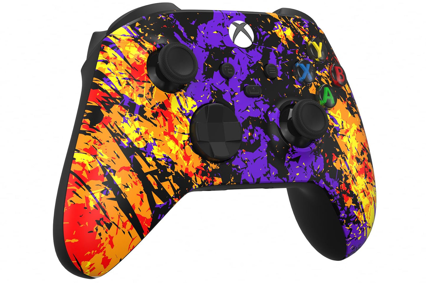 Custom Controllerzz Wireless Controller for Xbox Series X/S & One - Soft Touch Feel, X/S Inferno Galaxy