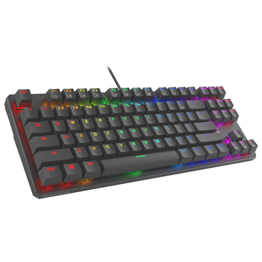 TECWARE Phantom 87 Key Mechanical Keyboard  RGB led  Outemu Brown Switch
