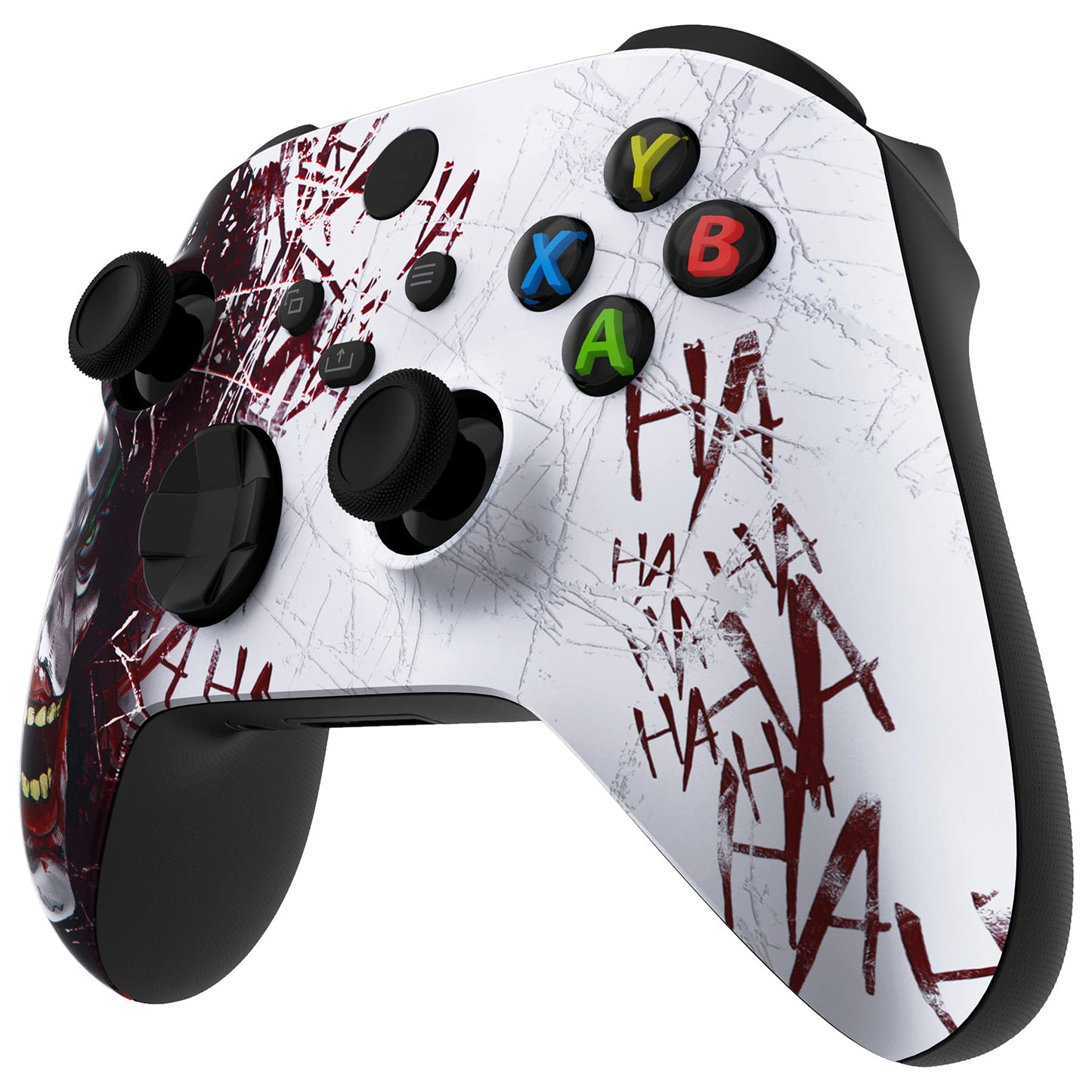eXtremeRate Xbox Series X/S Controller Front Housing Shell - Clown HAHAHA Pattern, Custom Cover Faceplate, Model FX3T140
