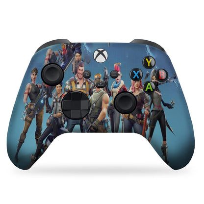 Blue Fortnite Inspired Xbox Series X Controller
