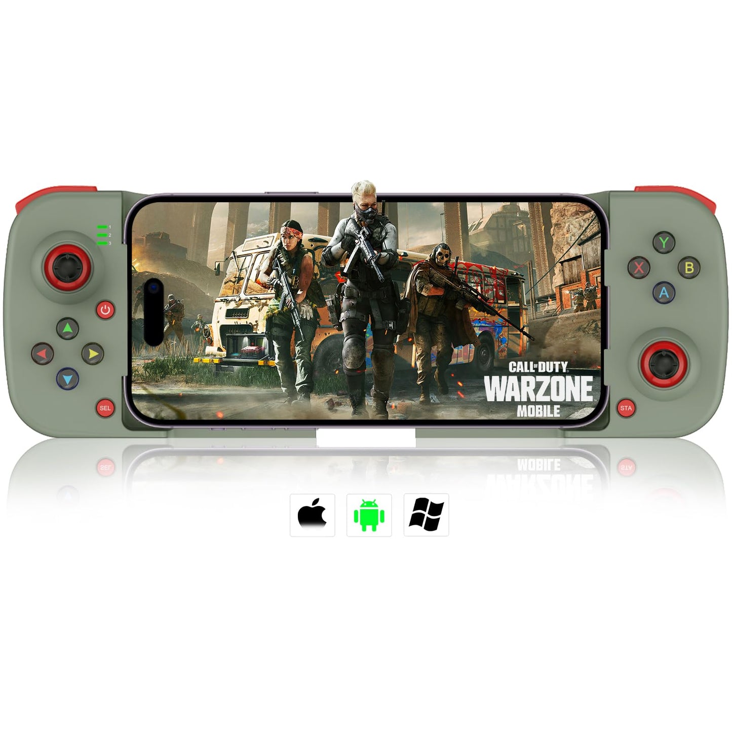 arVin Wireless Gaming Controller for iPhone Android PC Gamepad Joystick for iOS iPhone 15/14/13, iPad, Samsung Galaxy S23/S22/S2