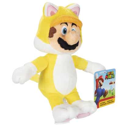 Nintendo Mario Bros U Cat Mario Plush Toy - Blue, Soft Plush Material, Model 83395