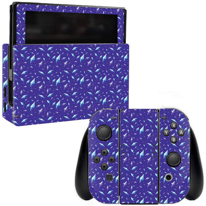 MIGHTY SKINS Nintendo Switch Skin - Durable Vinyl Decal Cover, Crystal Gemstones, Easy Apply/Remove, Model NISWI-Crystal Gemstones