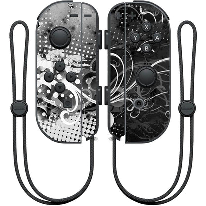 MIGHTY SKINS Nintendo Joy-Con Controller Skin - Black Flourish Wrap Cover, NIJOYCO-Black Flourish