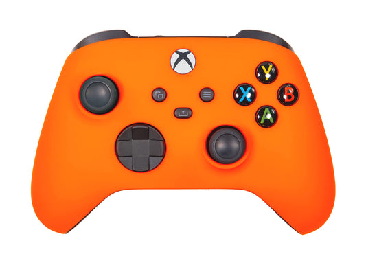 Crazy Controllerz Xbox One Series X S Soft Touch Controller - Neon Orange, Added Grip
